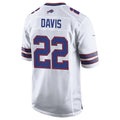 Davalo B.Bills #22 Ray Davis Player White Home Game Stitched Jerseys