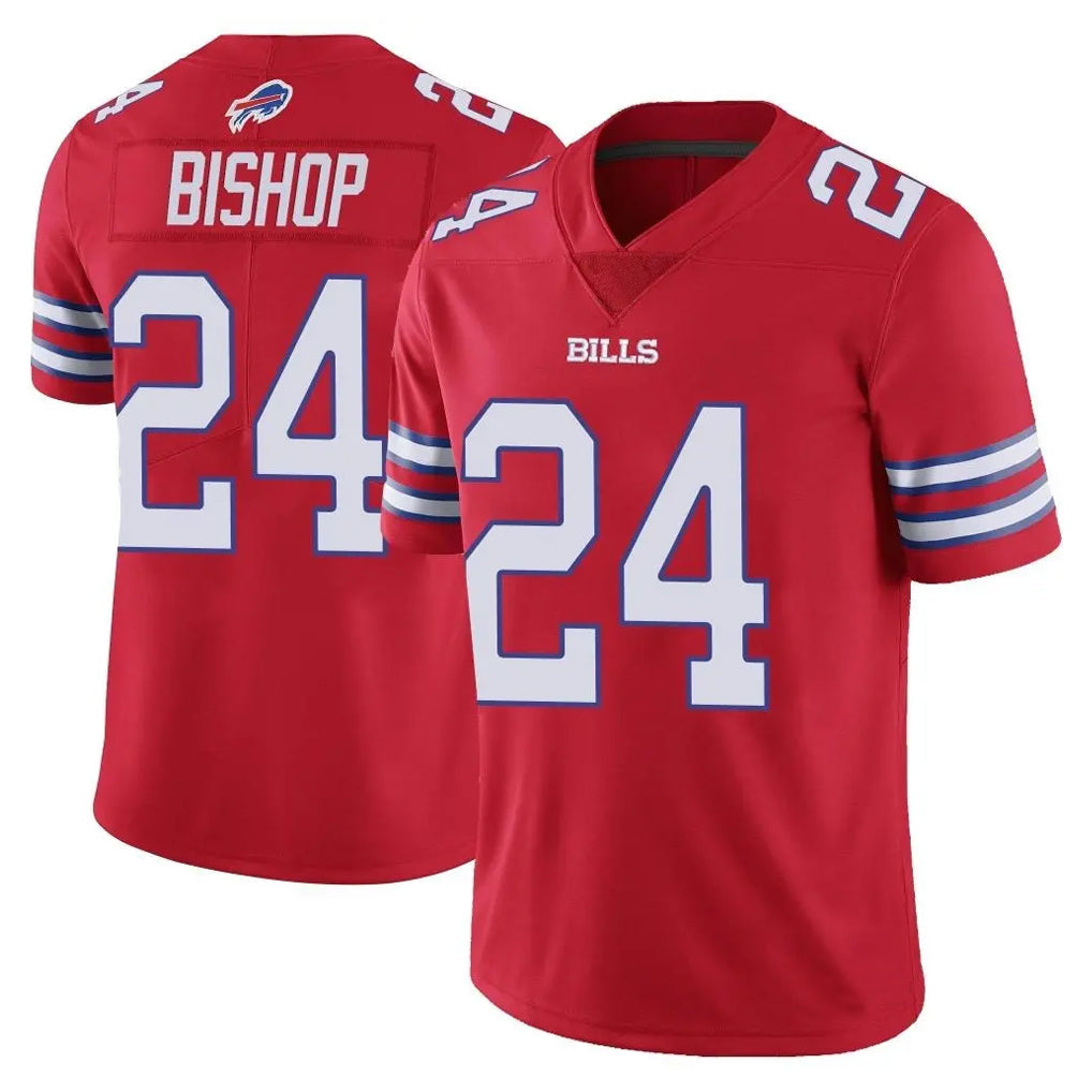 Davalo B.Bills #24 Cole Bishop Player Red Vapor Untouchable Limited Home Game Stitched Jerseys
