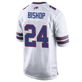 Davalo B.Bills #24 Cole Bishop Player White Home Game Stitched Jerseys