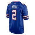 Davalo B.Bills #2 D.J. Moore Royal Game Stitched Jerseys