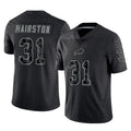 Davalo B.Bills #31 Maxwell Hairston Player Black RFLCTV Limited Stitched Jerseys