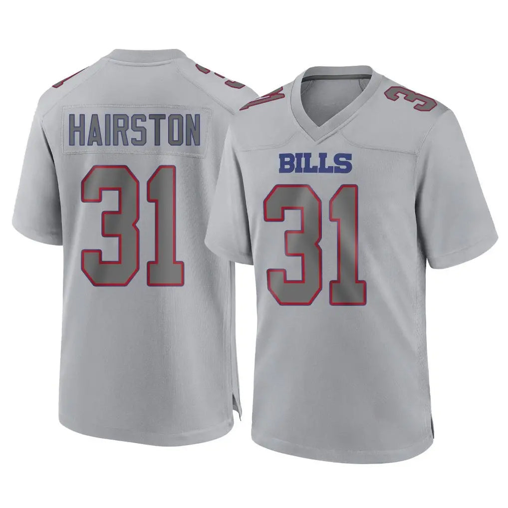 Davalo B.Bills #31 Maxwell Hairston Player Gray Fashion Home Game Stitched Jerseys