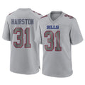 Davalo B.Bills #31 Maxwell Hairston Player Gray Fashion Home Game Stitched Jerseys