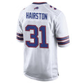 Davalo B.Bills #31 Maxwell Hairston Player White Home Game Stitched Jerseys