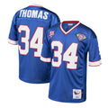 Davalo B.Bills #34 Thurman Thomas Player Royal Mitchell & Ness 1985 Throwback Retired Stitched Jerseys