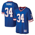 Davalo B.Bills #34 Thurman Thomas Player Royal Mitchell & Ness Legacy Replica Stitched Jerseys