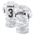 Davalo B.Bills #3 Damar Hamlin Player Arctic Camo Salute to Service T-Shirt Hoodies Stitched Jerseys