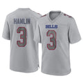 Davalo B.Bills #3 Damar Hamlin Player Gray Home Game Stitched Jerseys