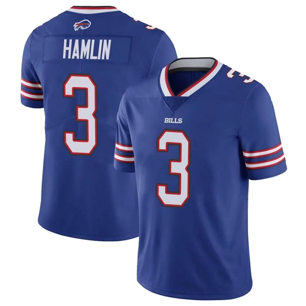 Davalo B.Bills #3 Damar Hamlin Player Royal Vapor Untouchable Limited Stitched Jerseys