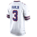 Davalo B.Bills #3 Damar Hamlin Player White Home Game Stitched Jerseys
