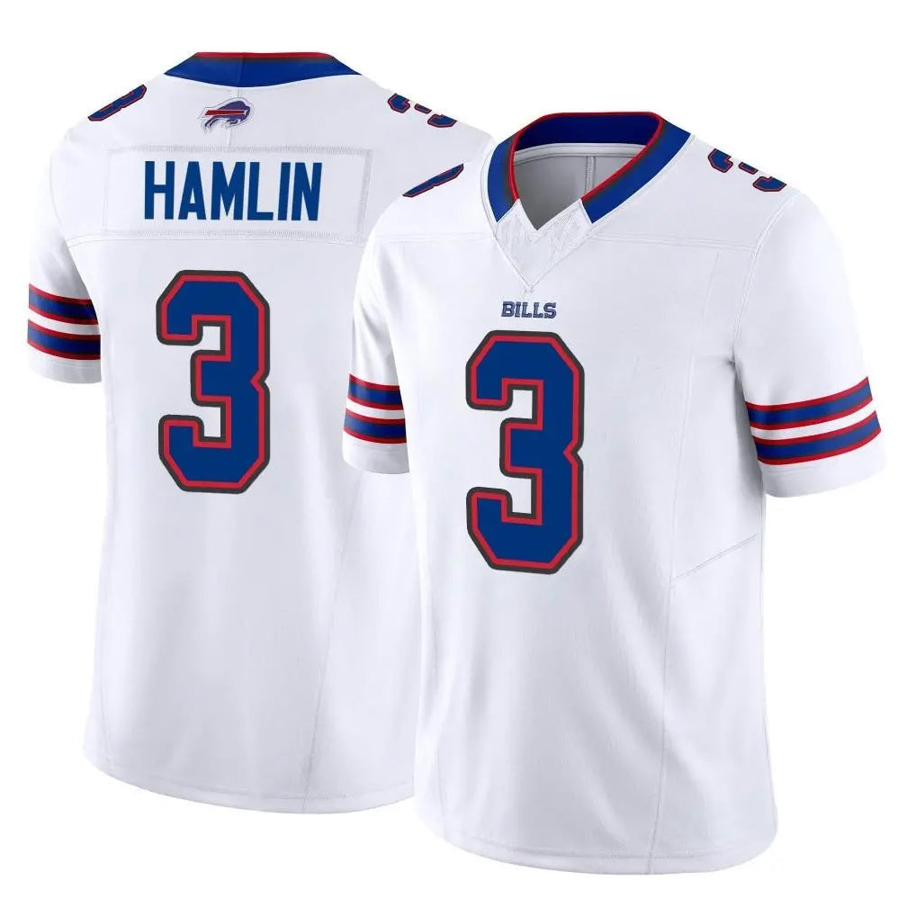 Davalo B.Bills #3 Damar Hamlin Player White Vapor F.U.S.E. Limited Stitched Jerseys