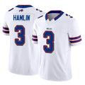 Davalo B.Bills #3 Damar Hamlin Player White Vapor F.U.S.E. Limited Stitched Jerseys