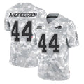 Davalo B.Bills #44 Joe Andreessen Player Arctic Camo Salute to Service Limited Stitched Jerseys