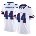 Davalo B.Bills #44 Joe Andreessen Player White Vapor F.U.S.E. Limited Home Game Stitched Jerseys