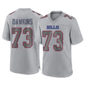 Davalo B.Bills #73 Dion Dawkins Player Gray Fashion Home Game Stitched Jerseys