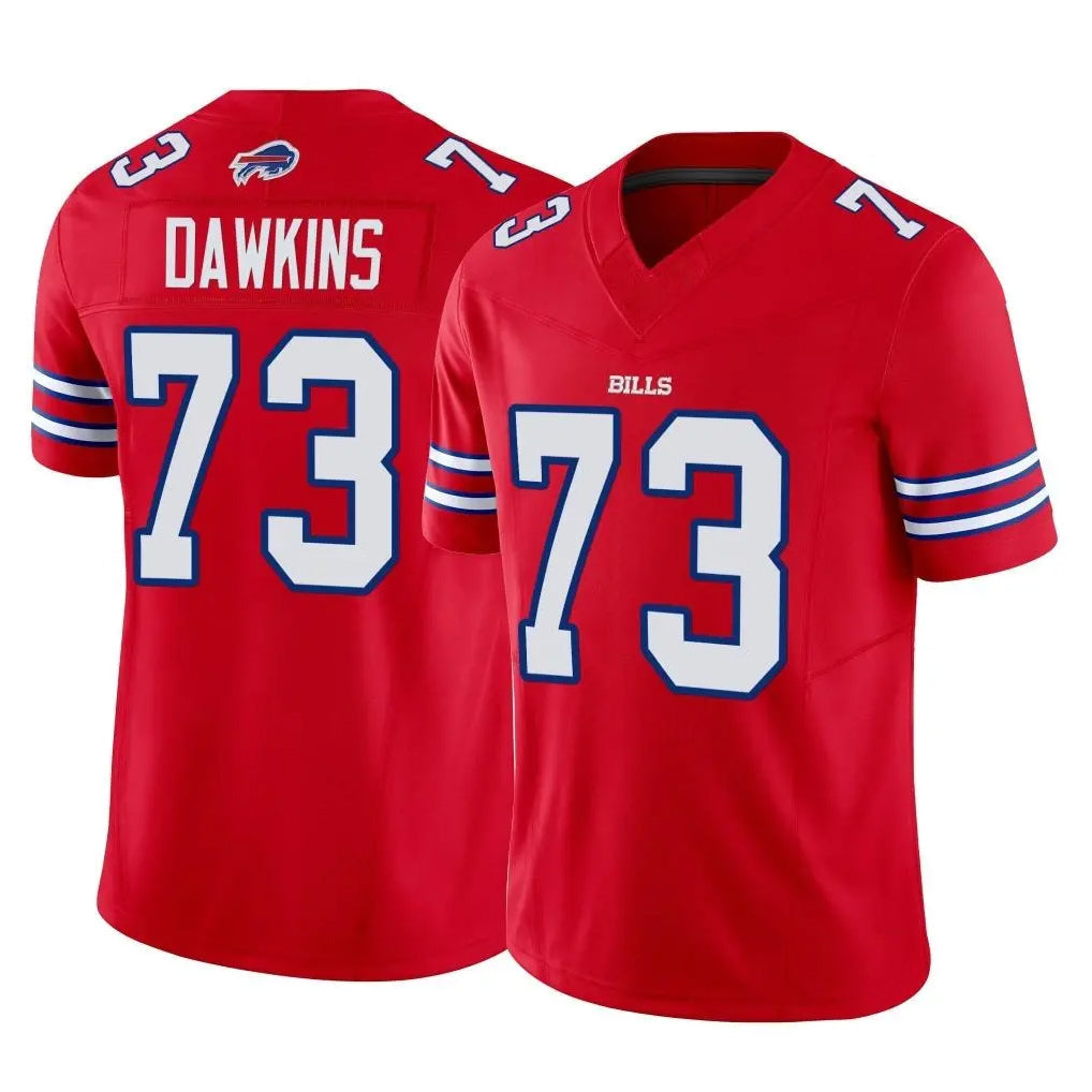 Davalo B.Bills #73 Dion Dawkins Player Red Vapor F.U.S.E. Limited Stitched Jerseys
