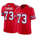 Davalo B.Bills #73 Dion Dawkins Player Red Vapor F.U.S.E. Limited Stitched Jerseys