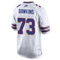 Davalo B.Bills #73 Dion Dawkins Player White Home Game Stitched Jerseys