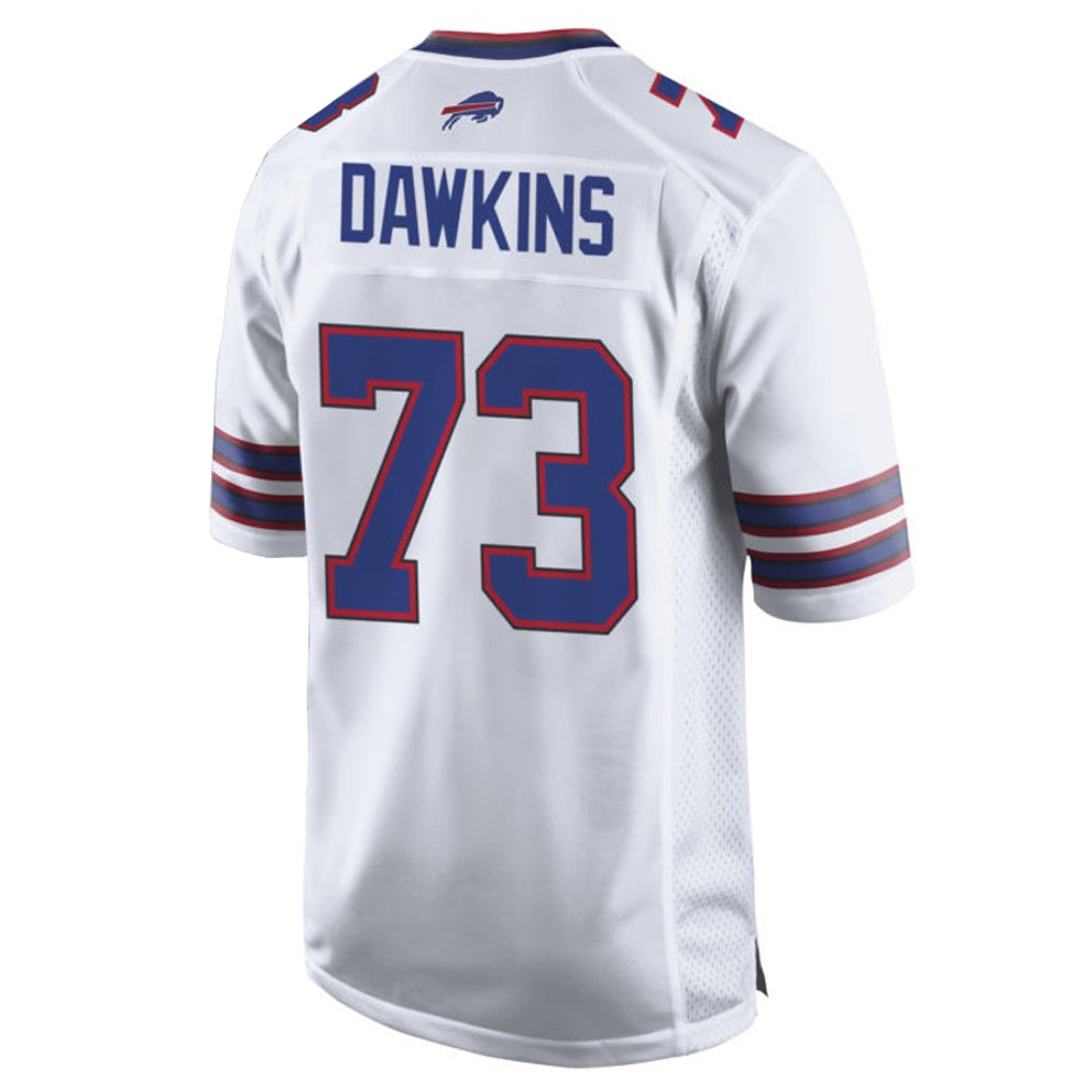Davalo B.Bills #73 Dion Dawkins Player White Home Game Stitched Jerseys