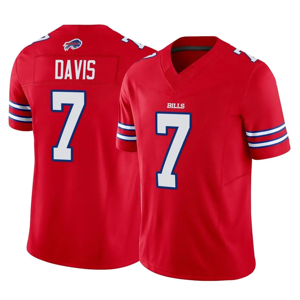 Davalo B.Bills #7 Ray Davis Player Red Vapor F.U.S.E. Limited Stitched Jerseys
