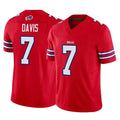 Davalo B.Bills #7 Ray Davis Player Red Vapor F.U.S.E. Limited Stitched Jerseys