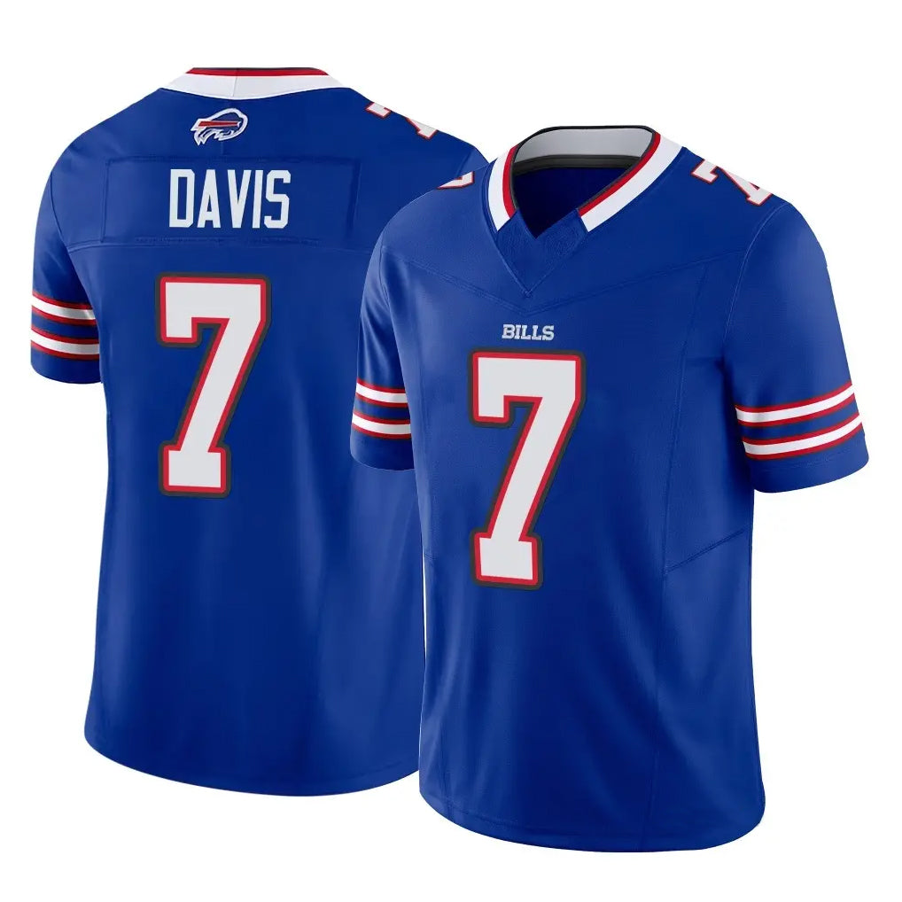 Davalo B.Bills #7 Ray Davis Player Royal Vapor F.U.S.E. Limited Game Stitched Jerseys
