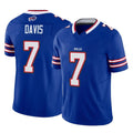 Davalo B.Bills #7 Ray Davis Player Royal Vapor F.U.S.E. Limited Game Stitched Jerseys