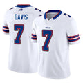 Davalo B.Bills #7 Ray Davis Player White Vapor F.U.S.E. Limited Stitched Jerseys