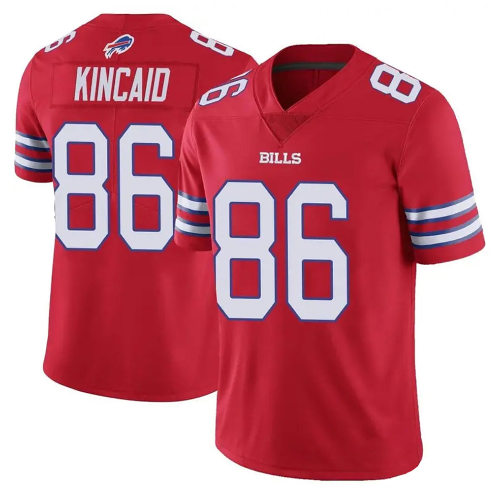 Davalo B.Bills #86 Dalton Kincaid Player Red Vapor Untouchable Limited Stitched Jerseys