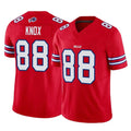 Davalo B.Bills #88 Dawson Knox Player Red Vapor F.U.S.E. Limited Home Game Stitched Jerseys