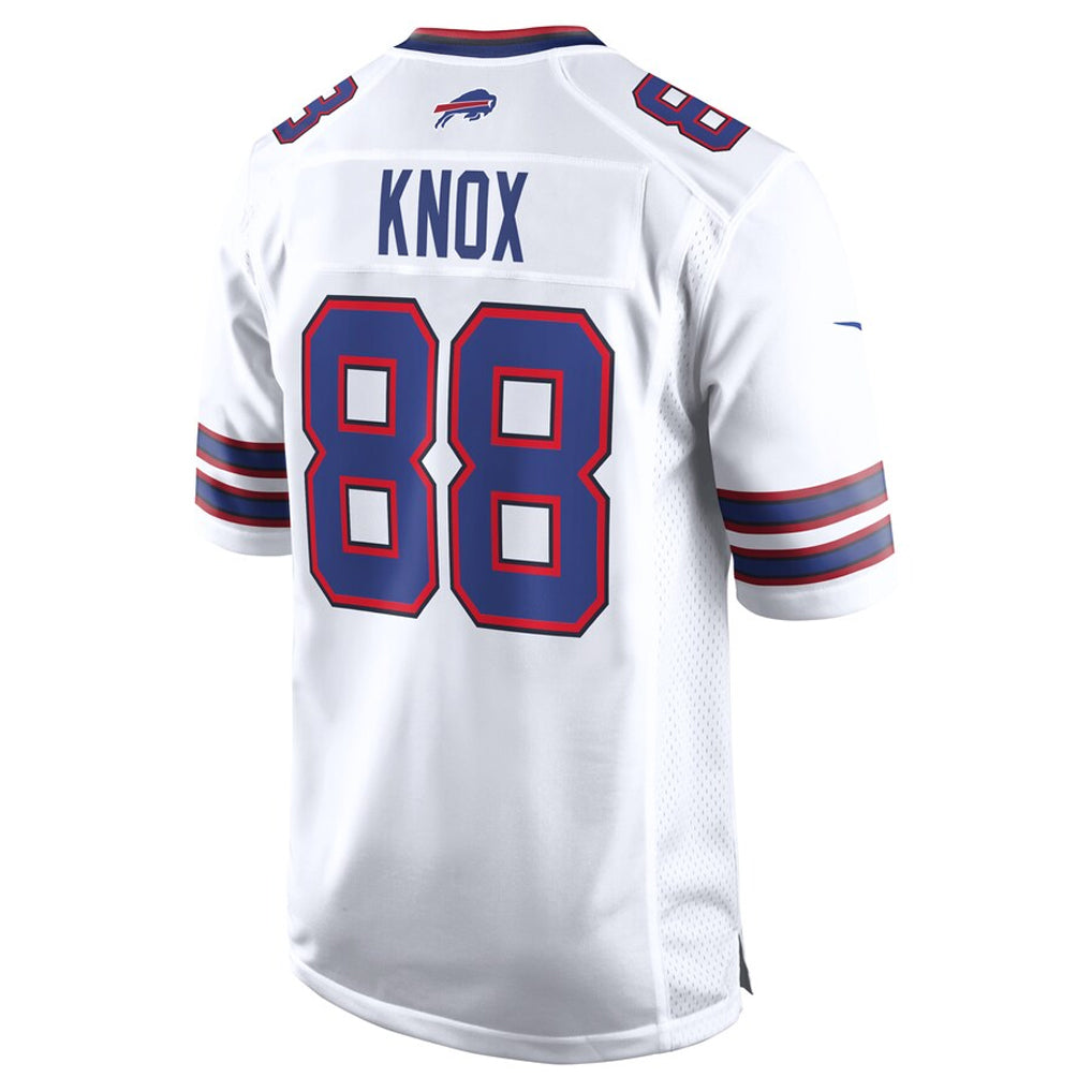 Davalo B.Bills #88 Dawson Knox Player White Home Game Stitched Jerseys