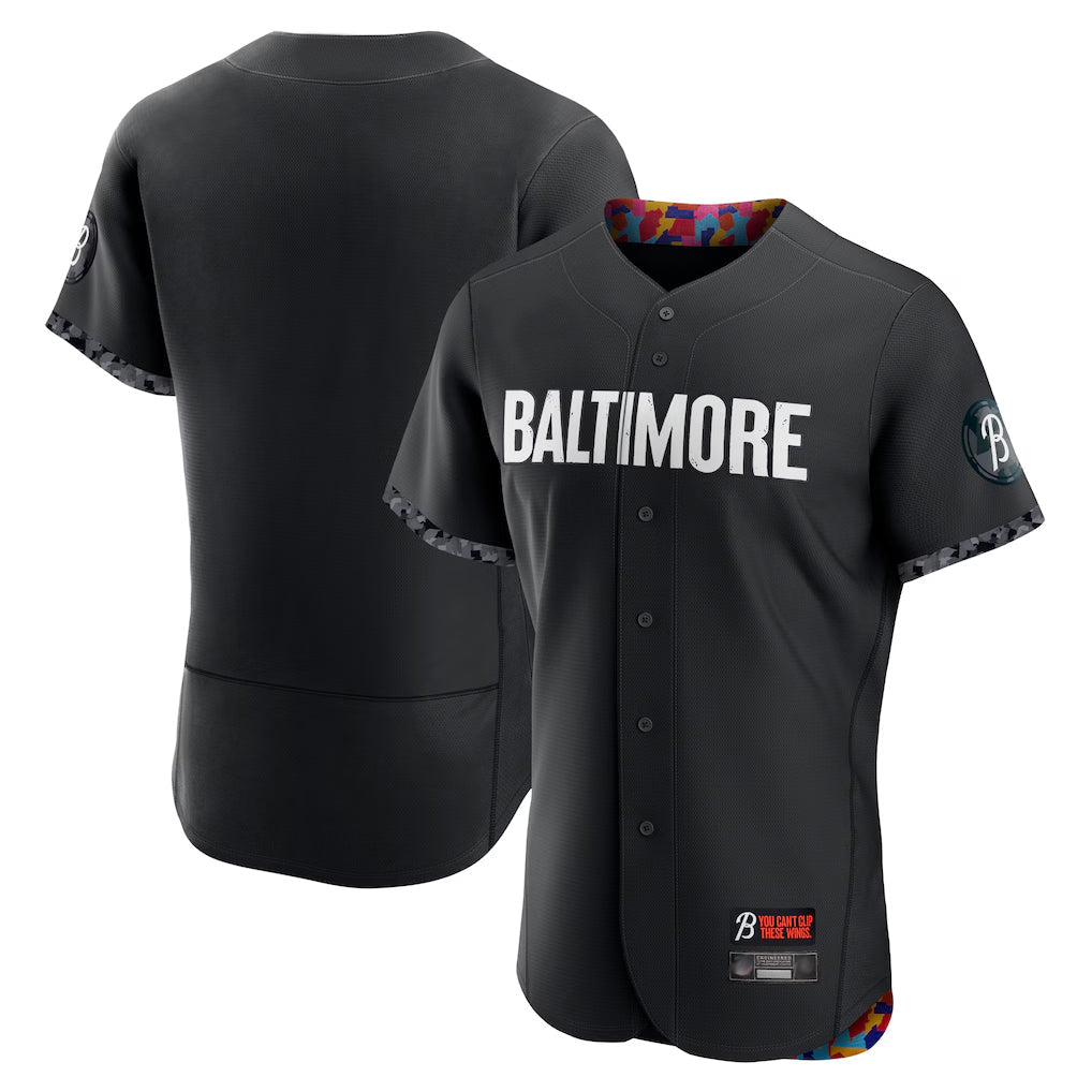 Davalo B.Orioles Black City Connect Limited Elite Home Blank Player Stitched Jerseys