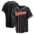Davalo B.Orioles Black Out Fashion Home Game Blank Player Stitched Jerseys