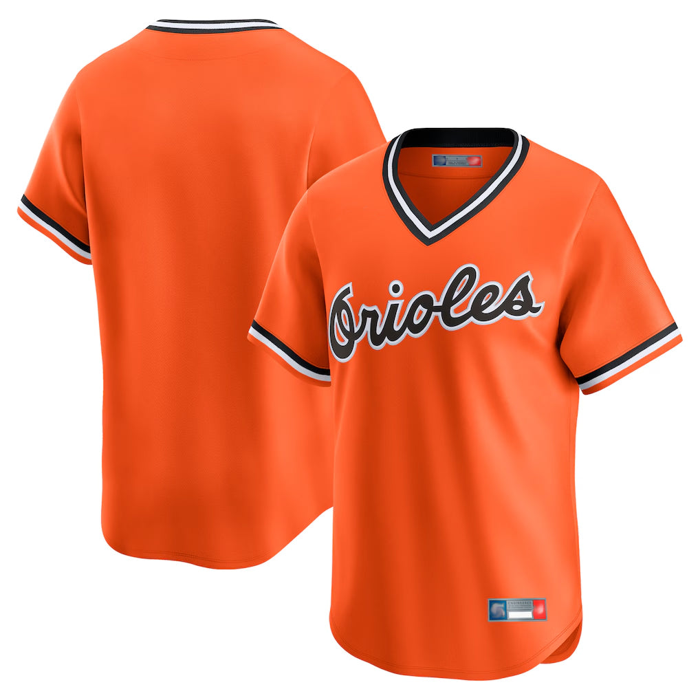 Davalo B.Orioles Orange Cooperstown Collection Limited T-shirt Home Blank Player Stitched Jerseys