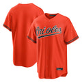 Davalo B.Orioles Orange Home Game Blank Player Stitched Jerseys