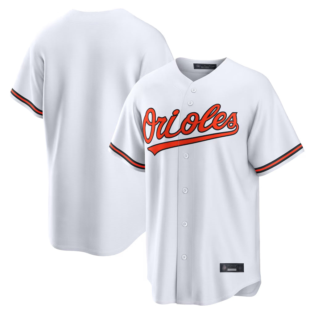 Davalo B.Orioles White Home Game Blank Player Stitched Jerseys