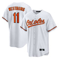Davalo B.Orioles #11 Jordan Westburg Player White Home Game Stitched Jerseys