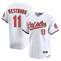 Davalo B.Orioles #11 Jordan Westburg Player White Limited Home Game Stitched Jerseys