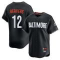 Davalo B.Orioles #12 Dylan Beavers Player Black City Connect Limited Home Game Stitched Jerseys