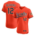 Davalo B.Orioles #12 Dylan Beavers Player Orange Limited Elite Home Game Stitched Jerseys