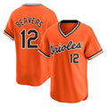 Davalo B.Orioles #12 Dylan Beavers Player Orange T-shirt Limited Home Game Stitched Jerseys