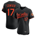 Davalo B.Orioles #17 Colton Cowser Player Black Limited Elite Home Game Stitched Jerseys