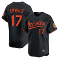 Davalo B.Orioles #17 Colton Cowser Player Black Limited Home Game Stitched Jerseys