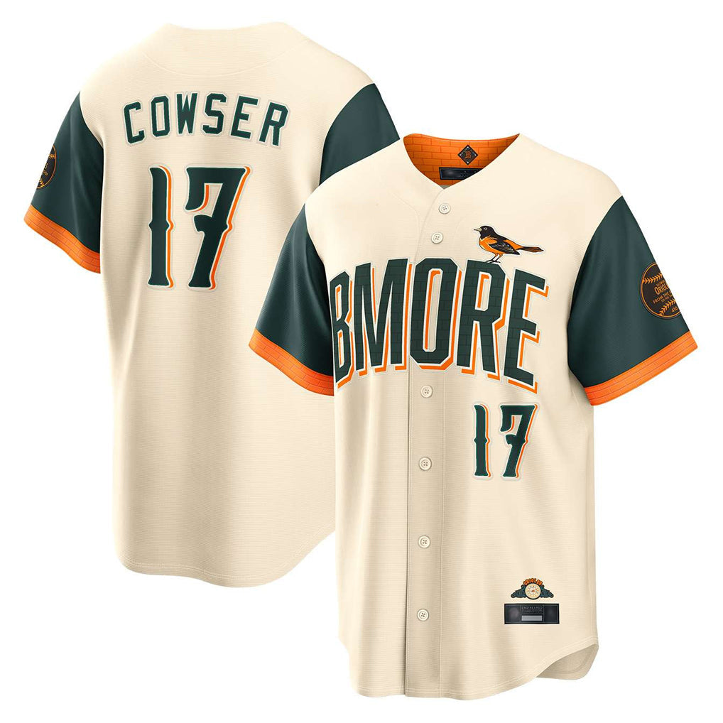 Davalo B.Orioles #17 Colton Cowser Player Cream 2026 City Connect Limited Elite Home Game Stitched Jerseys
