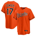 Davalo B.Orioles #17 Colton Cowser Player Orange Home Game Stitched Jerseys