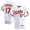 Davalo B.Orioles #17 Colton Cowser Player White Limited Home Game Stitched Jerseys