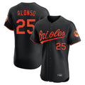 Davalo B.Orioles #25 Pete Alonso Player Black Limited Elite Home Game Stitched Jerseys