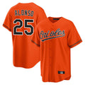 Davalo B.Orioles #25 Pete Alonso Player Orange Home Game Stitched Jerseys
