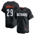Davalo B.Orioles #29 Samuel Basallo Player Black City Connect Limited Home Game Stitched Jerseys