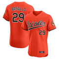 Davalo B.Orioles #29 Samuel Basallo Player Orange Limited Elite Home Game Stitched Jerseys